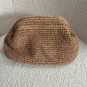 COS Raffia clutch